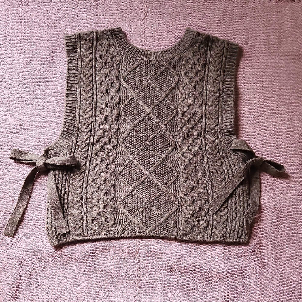 BEAMS BOY Alan Side Ribbon Vest